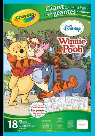 giant colouring pages winnie  pooh walmart canada