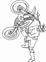 Motocross Coloring Pages Motorcross Printable Template sketch template