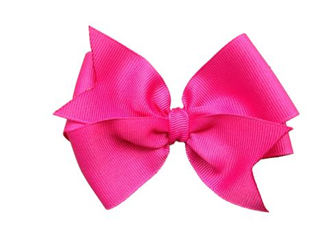 hot pink hair bow hot pink bow  browneyedbowtique