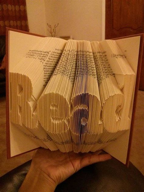 Book Folding Pattern For Read And Free Tutorial Etsy Book Folding
