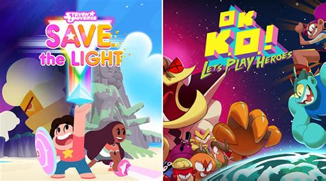 Steven Universe Save The Light And Ok K O Let’s Play Heroes Coming