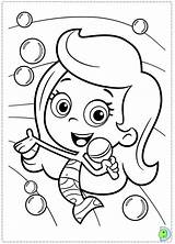 Coloring Dinokids Guppies Bubble Pages Close sketch template