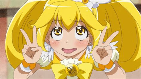 cure peace and kise yayoi precure and smile precure