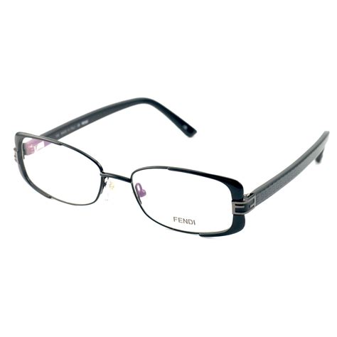 Fendi Eyeglasses Women Black Full Rim Rectangle 52 17 135 F944 001