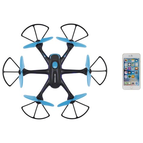 sky rider night hawk hexacopter drone  wi fi camera drw ebay