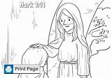 Jesus Coloring Heals Leper Leprosy Pages Man Him Kids Begged Knees Willing Came Clean His If Make sketch template