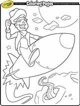 Coloring Pages Technology Inventions Rocketship Ride Crayola Space Rocket Science Kids Print sketch template