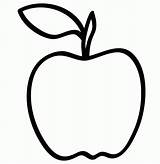 Apple Template Drawing Clipart Printable Simple Templates Preschool Outline Coloring Pages Sketch Mac Apples Eyes Stencil Cliparts Iphone Fruit Getdrawings sketch template