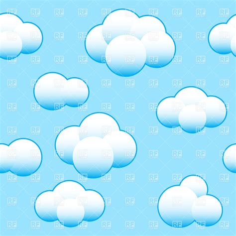 Blue Sky With Clouds Clip Art Cliparts
