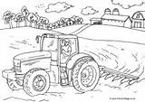 Coloring Tractor Pages Farm Colouring Farmer Kids Harvest Farms Printable Tegninger Color Sheets Farming Print Animal Activityvillage Contest Traktor Tractors sketch template