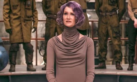 Who Is Admiral Holdo Laura Dern S Purple Haired Last Jedi Character