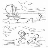 Jonah Whale sketch template
