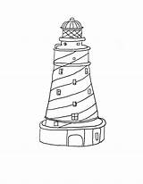 Lighthouse Latarnia Morska Kolorowanki Lighthouses Wydruku Bestcoloringpagesforkids sketch template