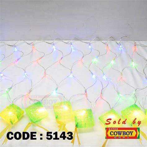 lampu raya deco light led unique ketupat design