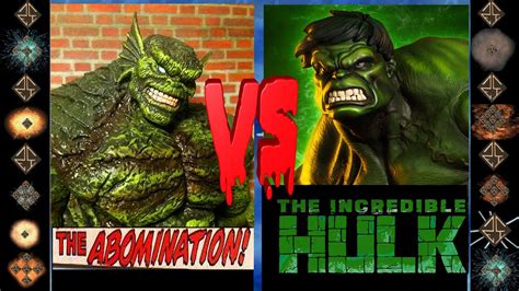 Abomination Marvel Comics Vs Incredible Hulk Marvel