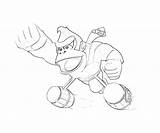 Kong Donkey Coloring Pages Country Returns Rocket Mario Printable Popular Coloringhome Books sketch template