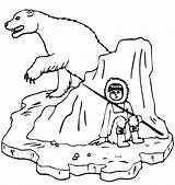 Polar Colorat Urs Ursul Polare Planse Desene Esquimó Salbatice Escondendo Urso Esconde Turma Brincando Monica Esquimo Conteaza Educatia sketch template