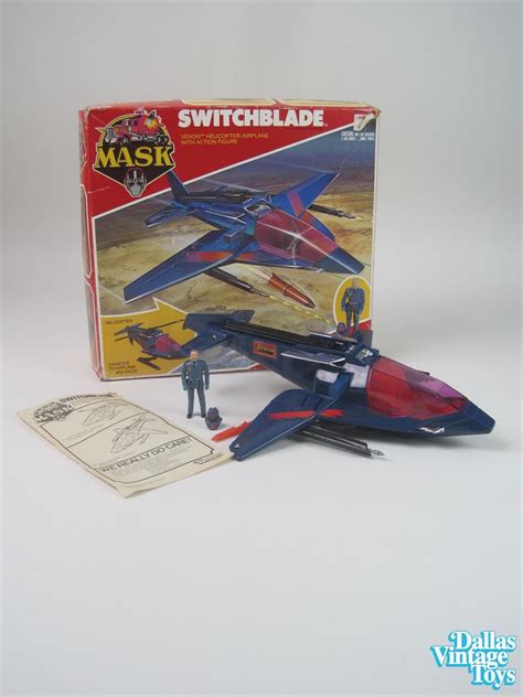 Kenner 1985 M A S K Switchblade Complete With Miles Mayhem And Box 1o