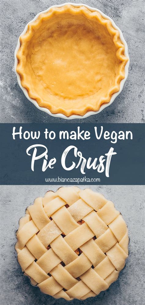 Easy Vegan Pie Crust Recipe Bianca Zapatka Recipes