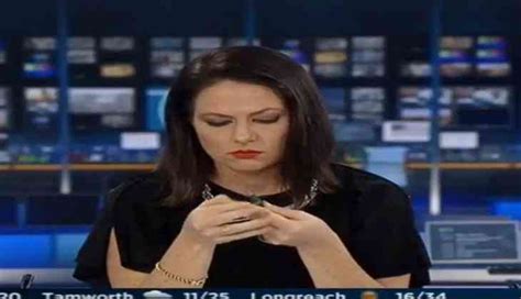 Newsreader Caught Daydreaming On Live Tv And Her