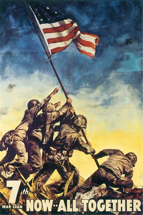 Buy Now All Together Iwo Jima Vintage World War Ii Two Ww2 Wwii Usa