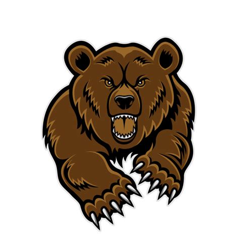 clipart grizzly bear clip art library