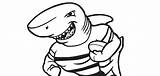 Sharks Mascots Nrl Mascot sketch template