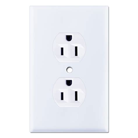 oversized single duplex outlet cover plates