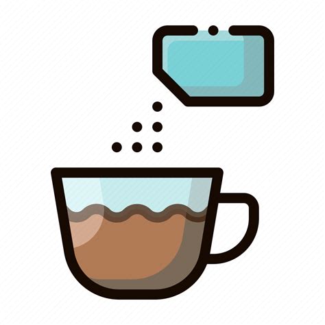topping sugar latte coffee sweetener icon   iconfinder