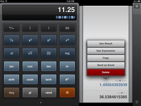 calculator    shipped  ipad calcbot techinch