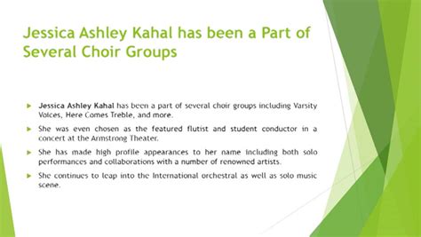 jessica ashley kahal has performed all across the globe in a variety of