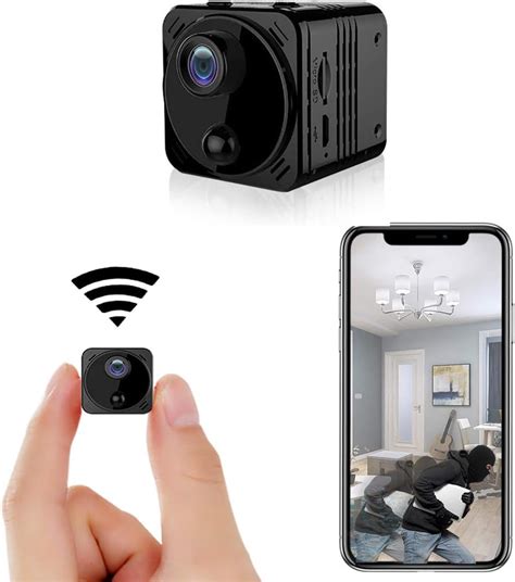 amazoncom mini spy camera wifi wireless hidden camera  portable nanny surveillance home