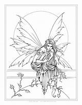 Coloring Fairy Pages Molly Fantasy Harrison Magic Realistic Rainbow Printable Museum Fairies Adult Colouring Color Enchanted Books Print Getcolorings Book sketch template