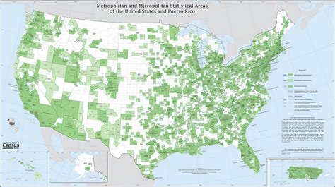 map poster shows   metropolitan areas   united states vivid maps