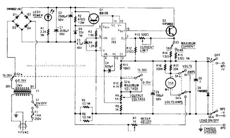ps power supply wiring diagram