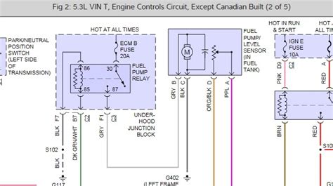 fuel pump wiring diagram  chevy silverado wiring diagram