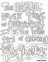 Forgiveness Coloring Pages Asking Forgiving Tires Tire Lord Never Who sketch template