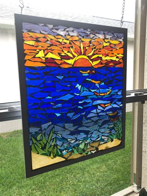 Custom Stained Glass Panel Stained Glass Window Etsy In 2021