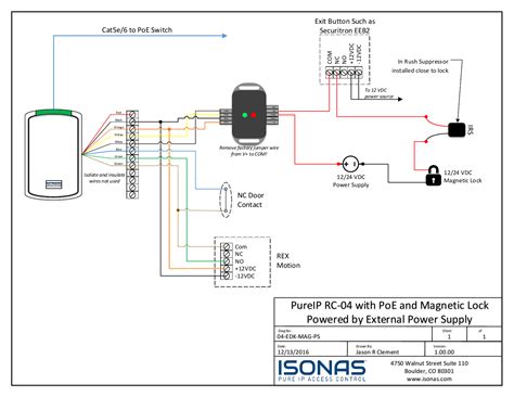 colorfed maglock power supply wiring diagram
