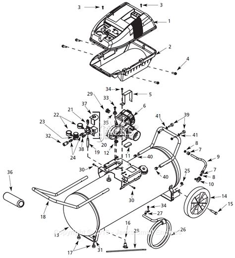 husky air compressor parts diagram reviewmotorsco