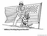 Coloring4free Coloring Military Pages Handler Dog Related Posts sketch template