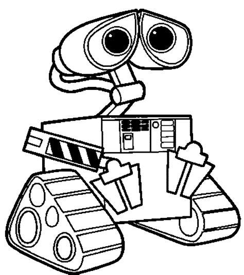 robot wall  coloring page kidsworksheetfun
