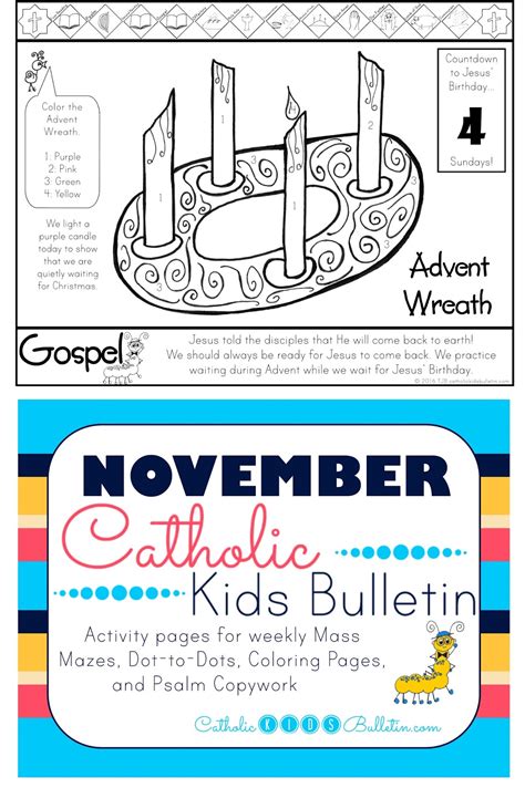 november  catholic kids bulletin catholic kids bulletin