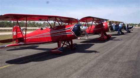 biplanes hangar flying