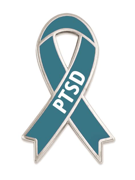 pinmart s ptsd teal awareness ribbon enamel lapel pin ebay