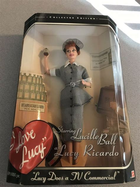 1997 Mattel I Love Lucy Doll Lucille Ball Does A Tv Commercial