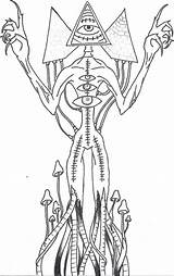 Illuminati Seeing Deviantart sketch template