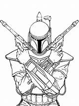 Boba Fett Wars Mandalorian Star Pages Coloring Kids Fun Colouring Printable Source sketch template