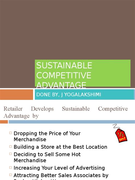 sustainable competitive advantage    yogalakshimi retail