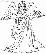 Coloring Pages Angels Timeless Miracle sketch template
